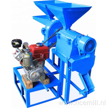 Small Diesel Engine rice flour mill machine